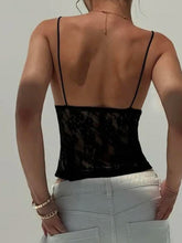 BXOXO Fashion Sexy Lace Cut Out Camisole Tops Sheer Skinny New Summer Chic Design Hotsweet Blouses